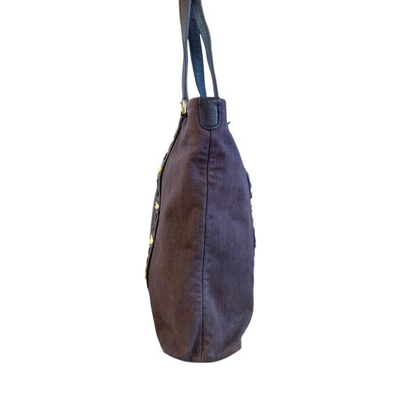 Kate Spade On Purpose North South Denim Blue Tote - UVRU2101 - Picture 14 of 15